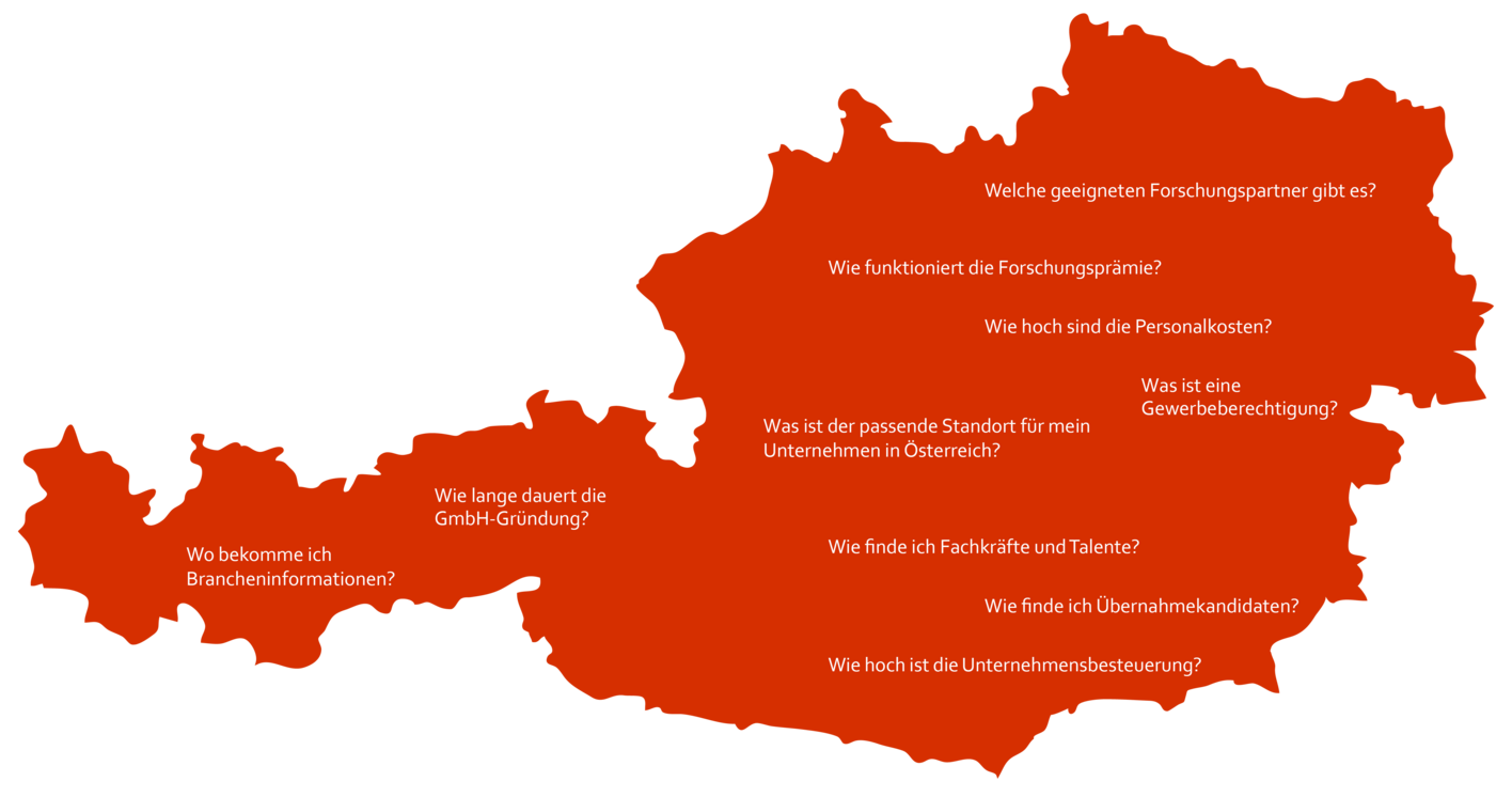 Map with questions transparent